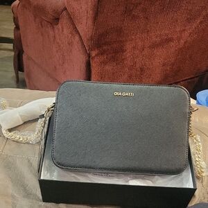 Black Gia Gatti Crossbody Bag